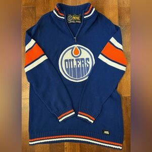 Vintage NHL licensed Oilers 100% Cotton Sweater